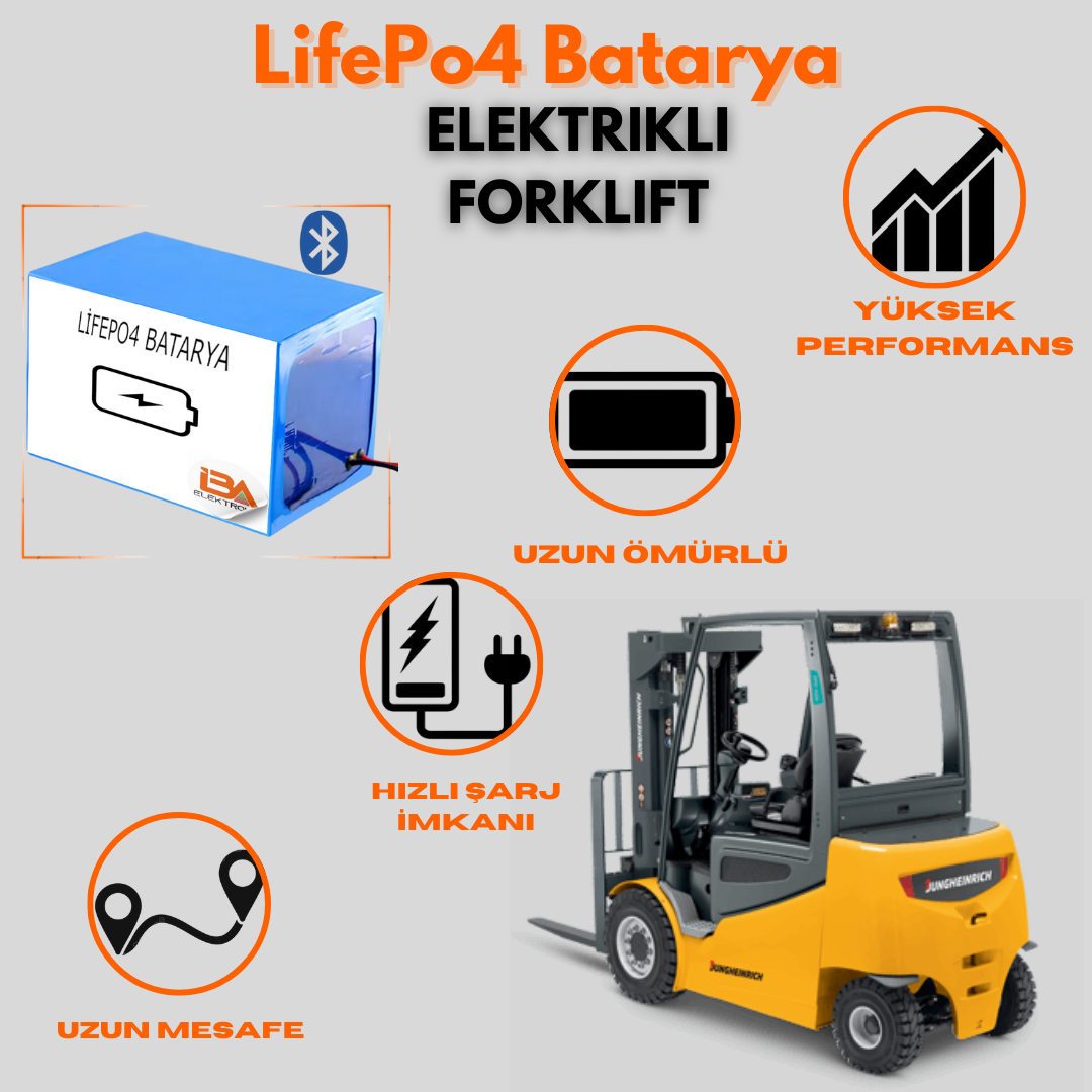 48V 420 AH Lifepo4 Forklift Batarya
