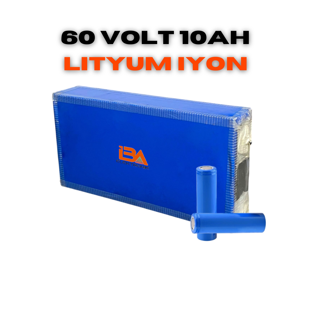 60V 10AH Lityum İyon Batarya