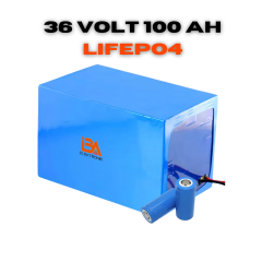 36 Volt 100 AH Lifepo4 Batarya