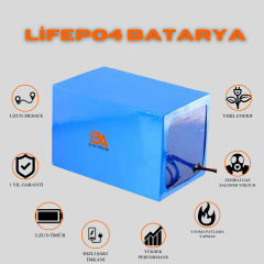 48 Volt 78 AH Lifepo4 Batarya