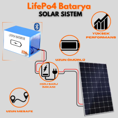 Solar Sistem 48V 490AH Lifepo4 Batarya
